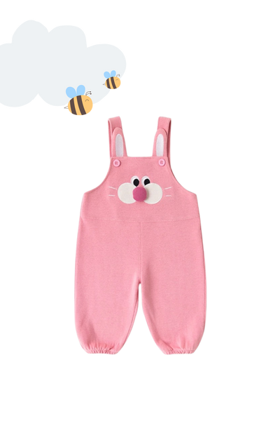 Spring Jumpsuit Pink Rabbit