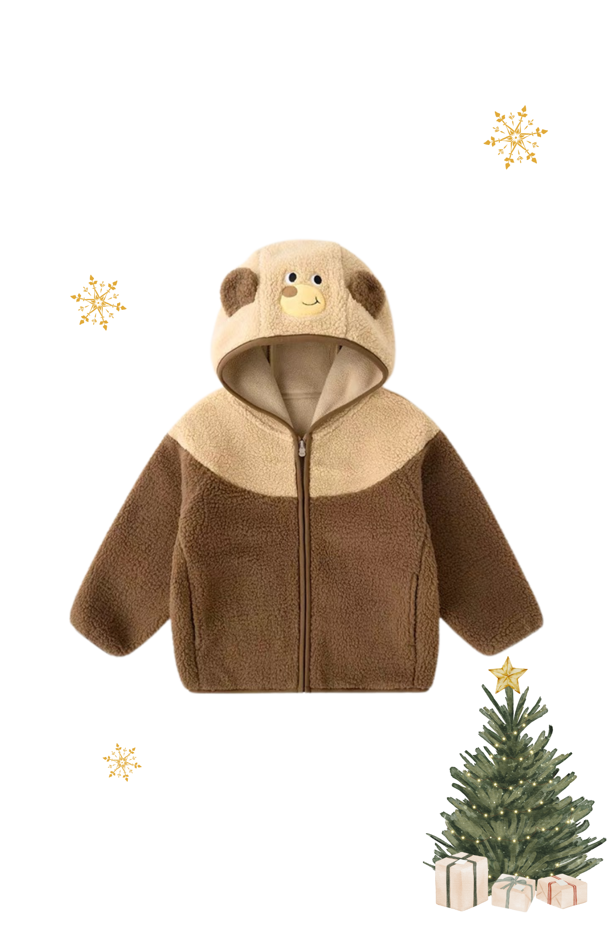 Toasty Fleece Jacket Brown Bear