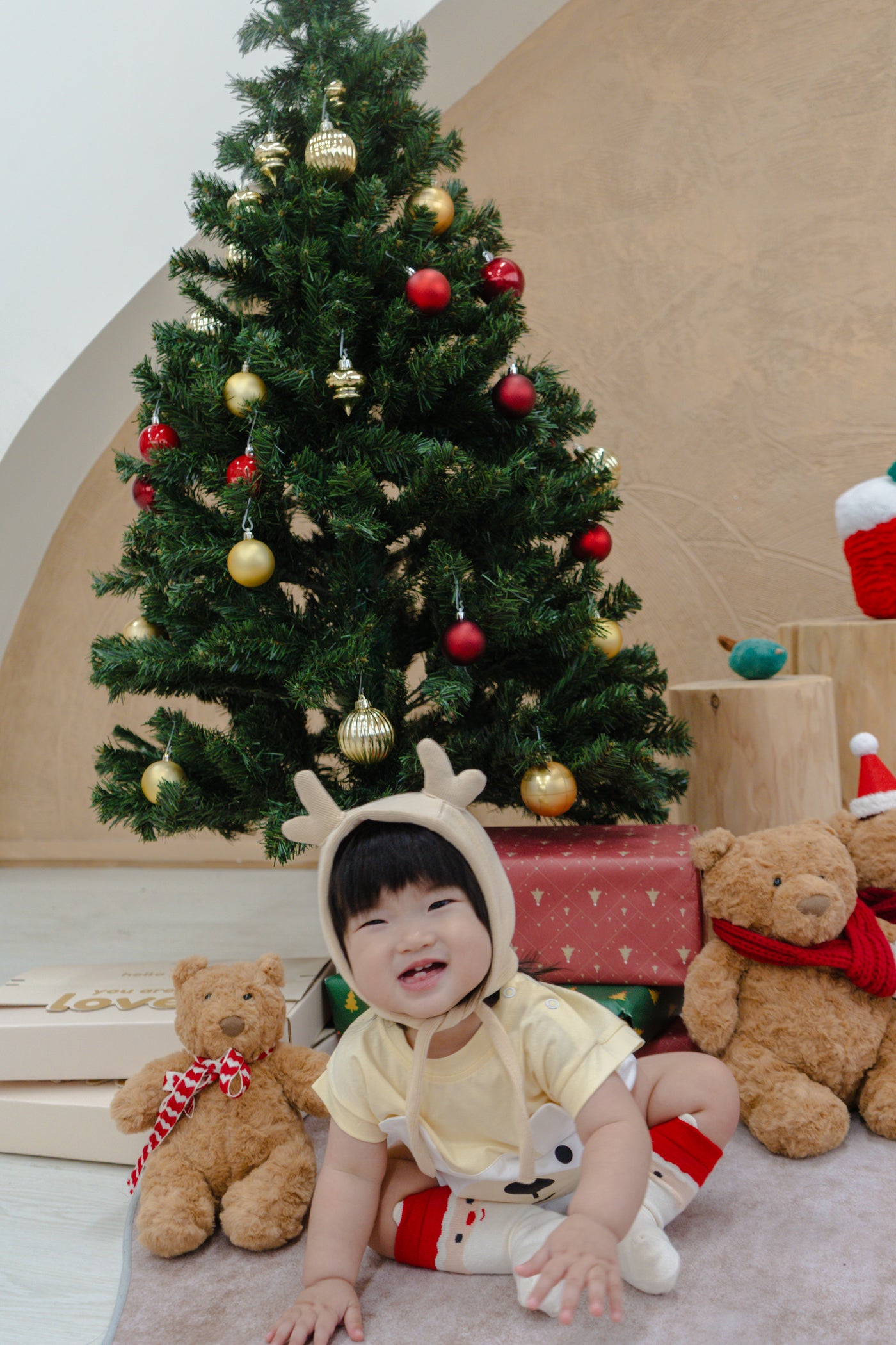 Christmas in the Woods Bear Playwear