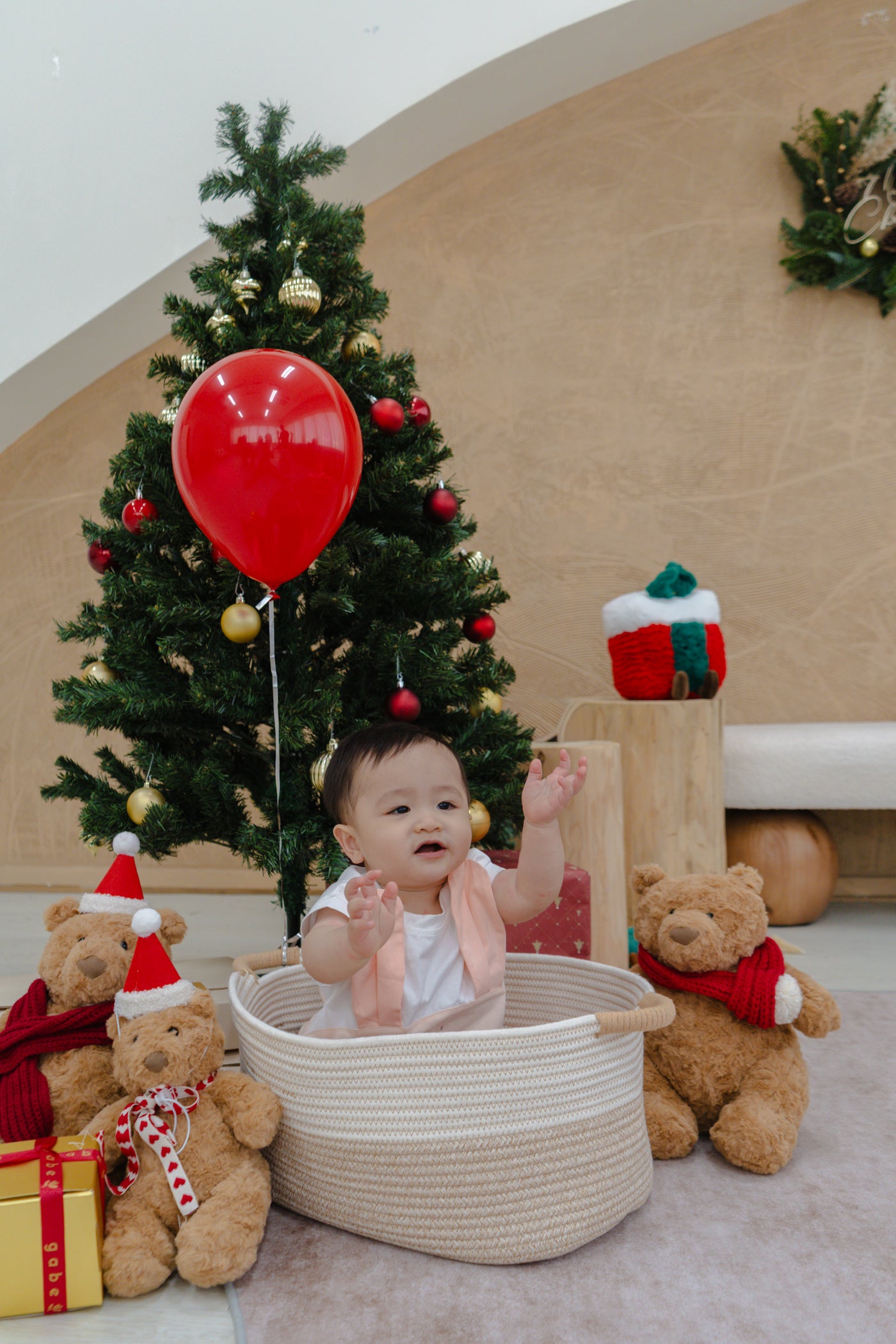 Christmas in the Woods Bunny Playwear