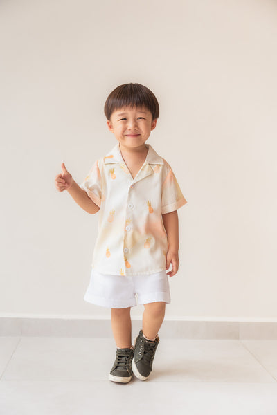 New Beginnings Boy Relaxed Collar Shirt