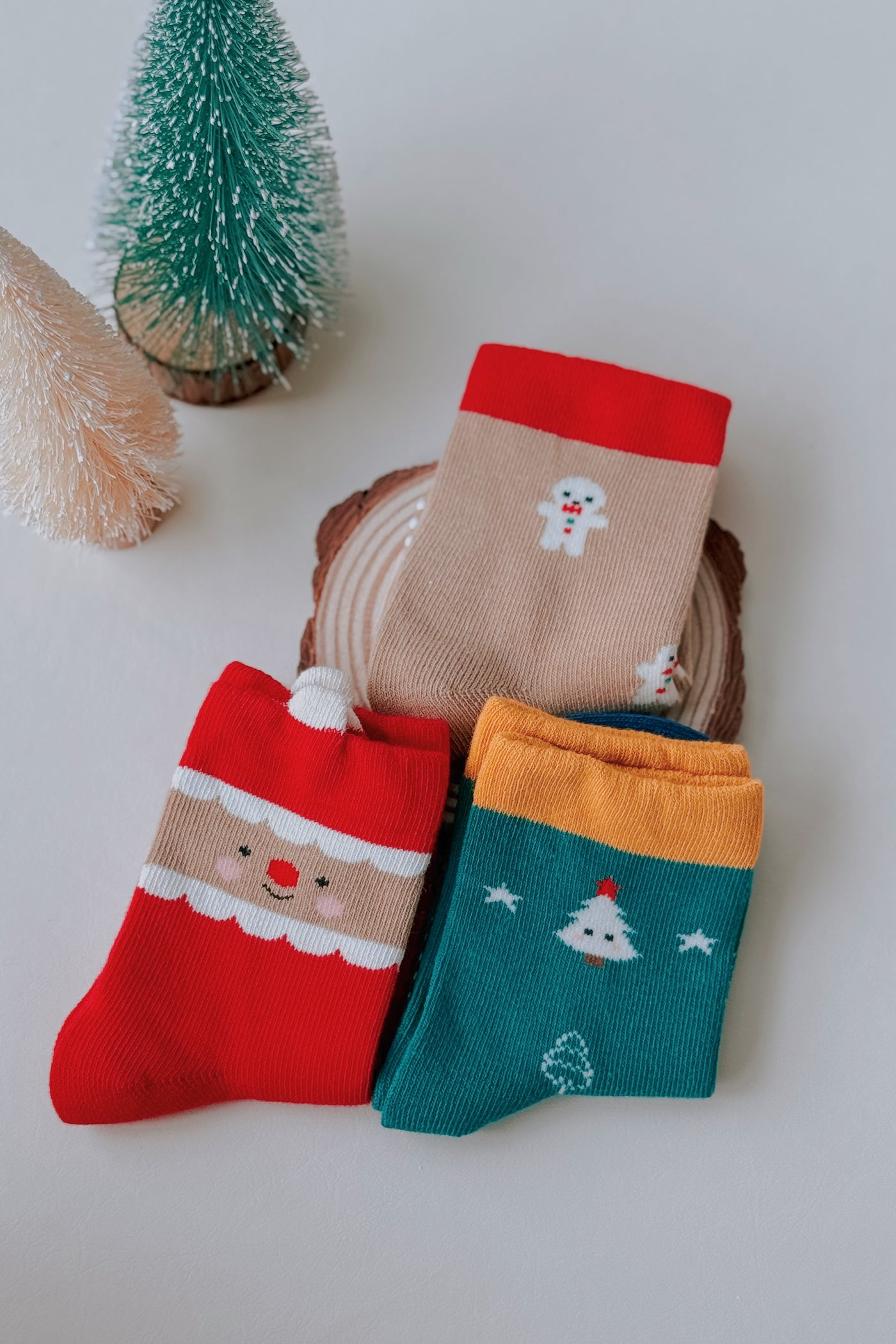 Christmas Jingle Joy Holiday 3-Pair Socks - Set B