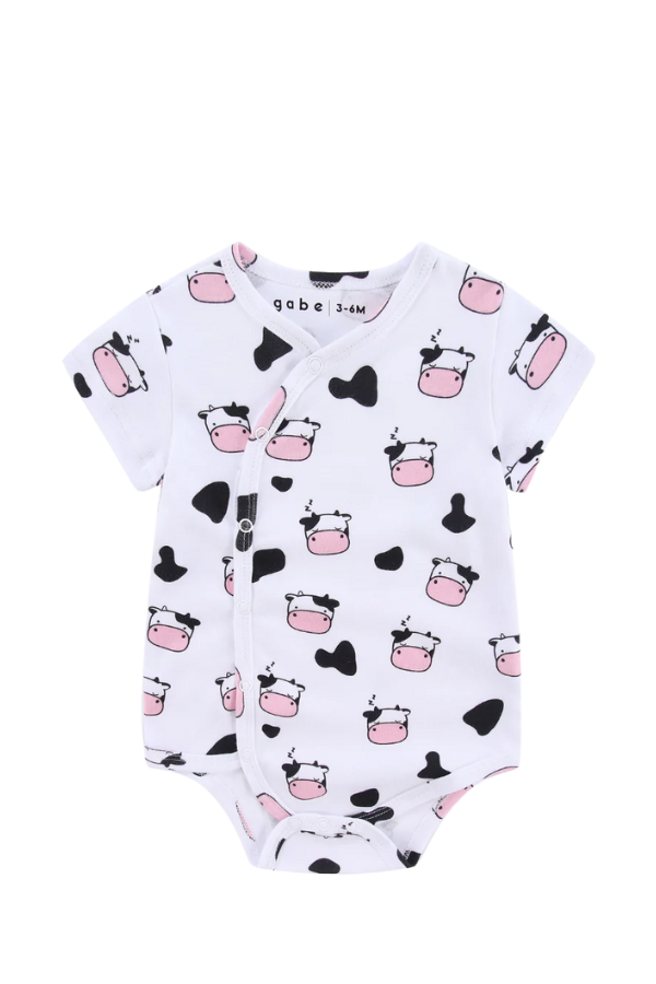 Organic Baby Firsts Bodysuits Gift Set Farm Animals