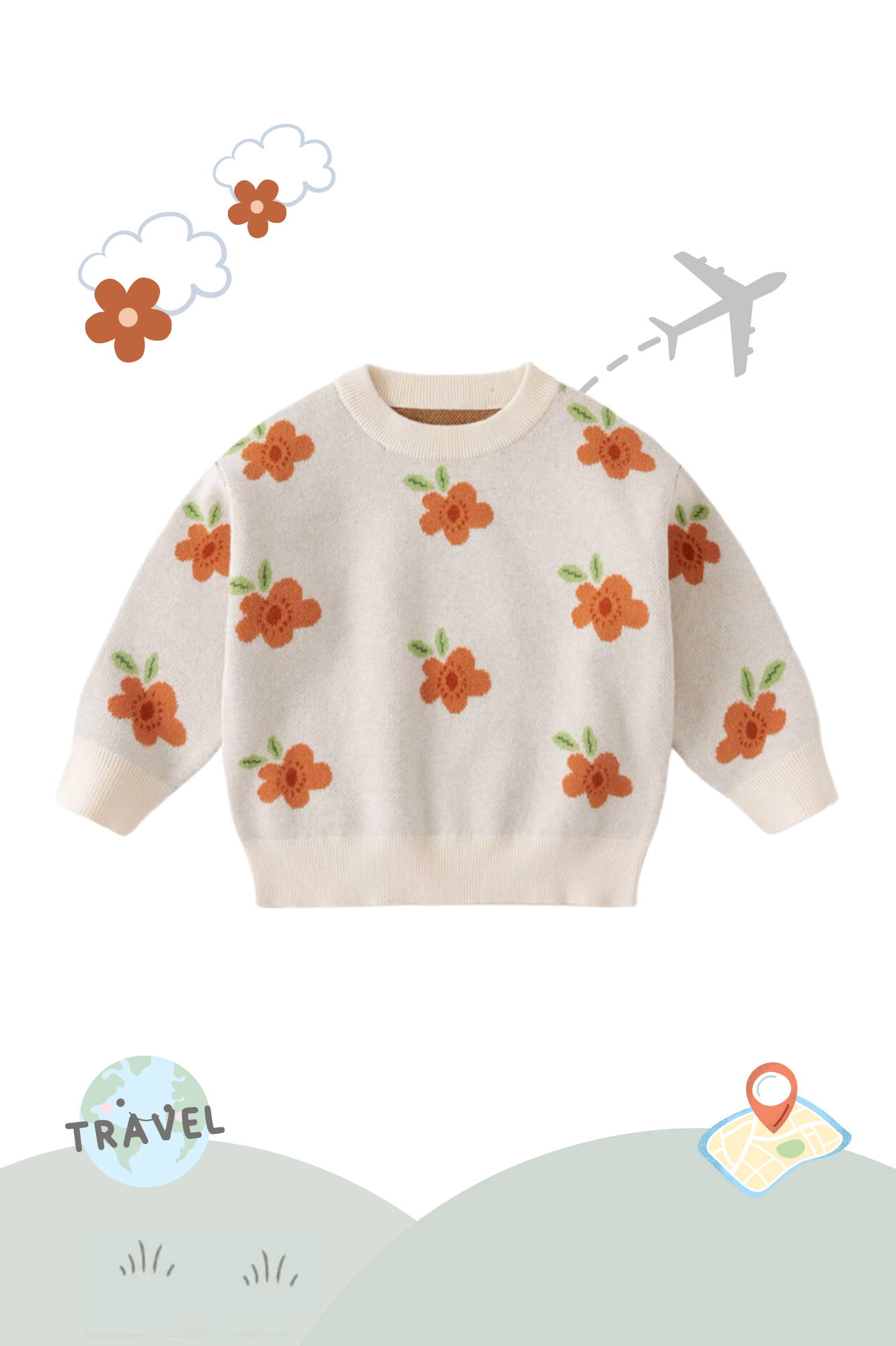 Holiday Traveller Knit Sweater Daisy