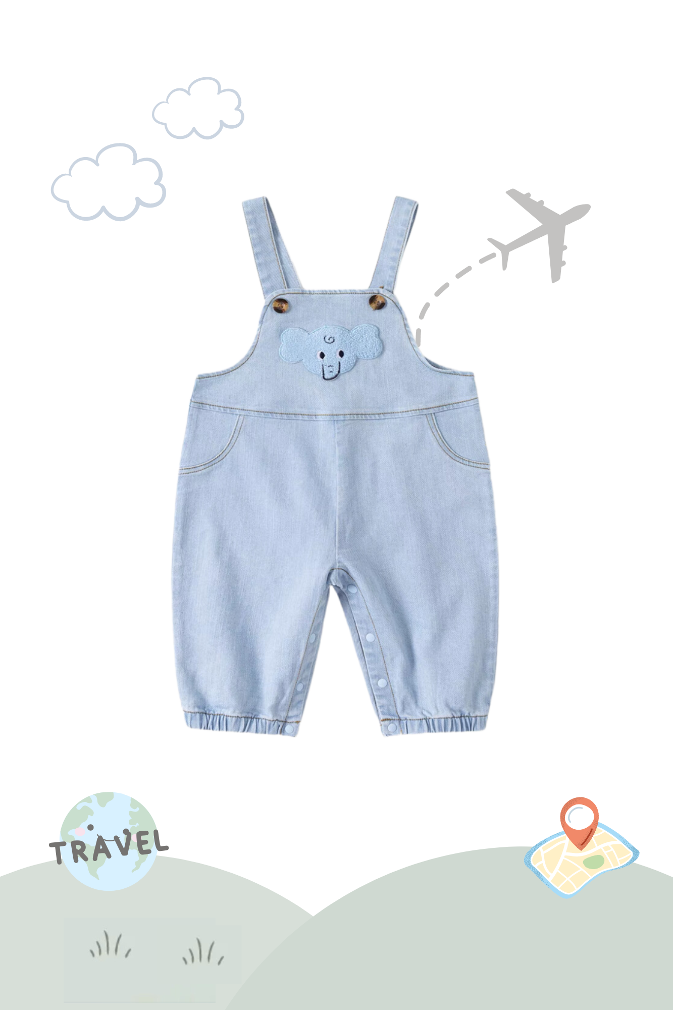 Elle Jumpsuit Denim Blue