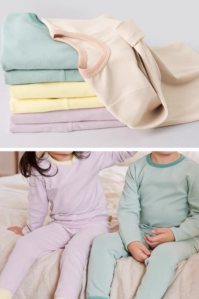 Soft Organic Cotton Pajamas Lilac