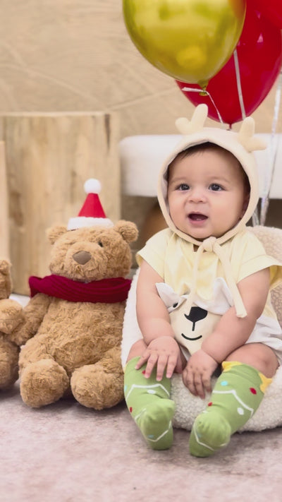 Christmas in the Woods Bear Playwear