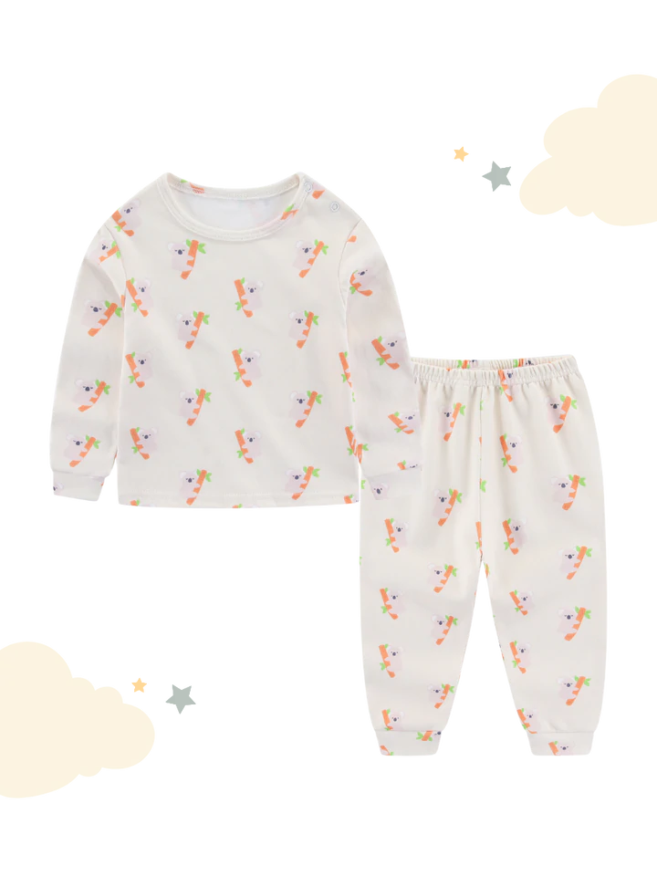 Organic Little One Gift Set - Pajamas Animal World