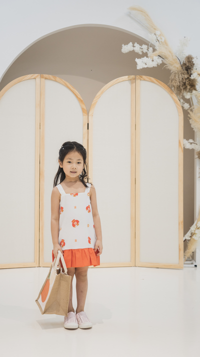 Girl Babydoll Tiered Dress Fortune Bag