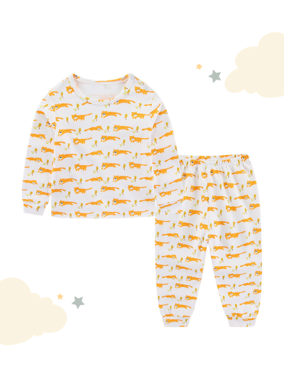 Soft Organic Cotton Pajamas Tiger