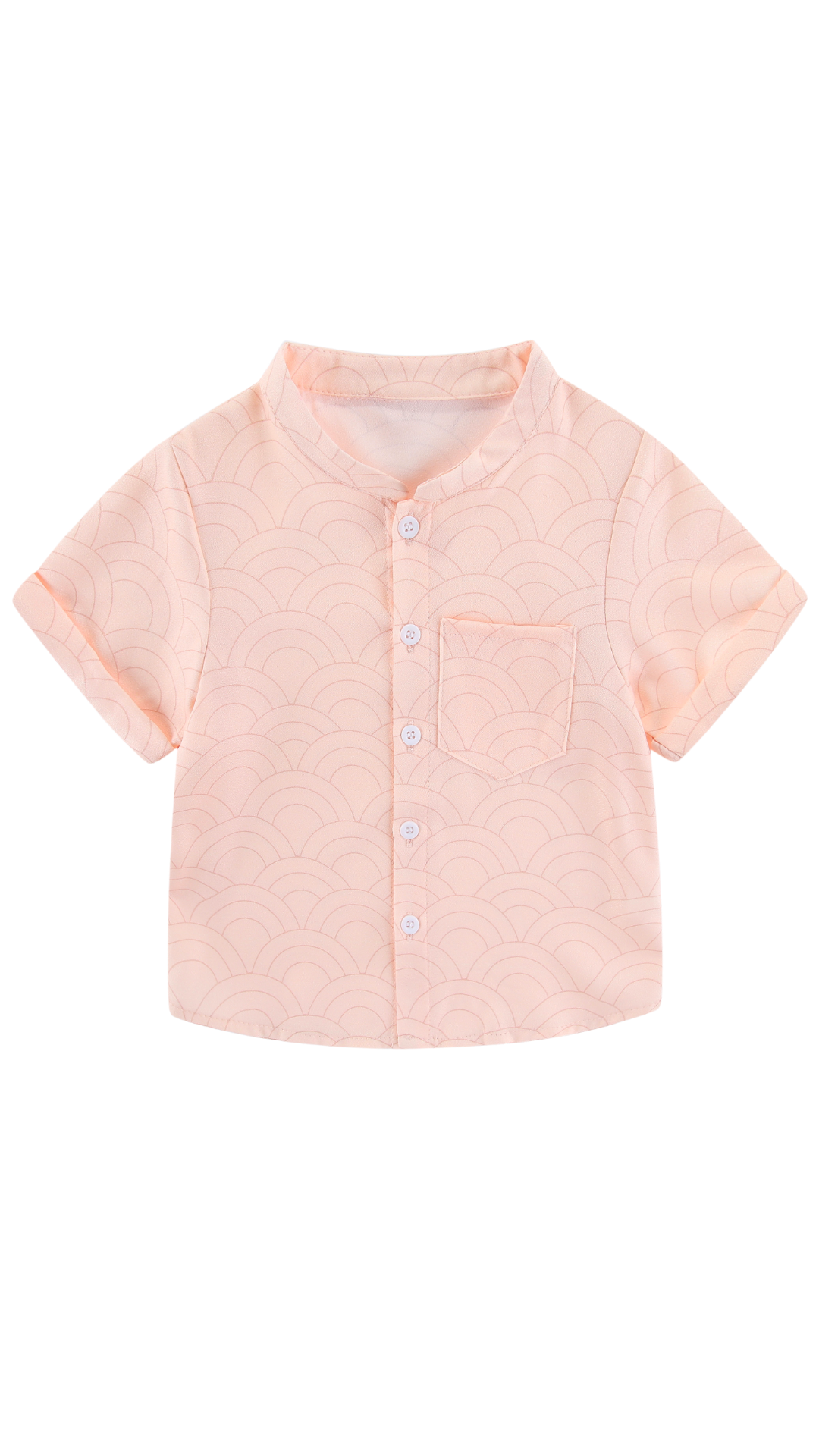 Boys Mandarin Collar Shirt Oriental