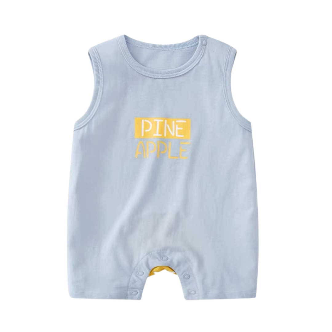 Fruity Bum Sleeveless Playsuit Pineapple