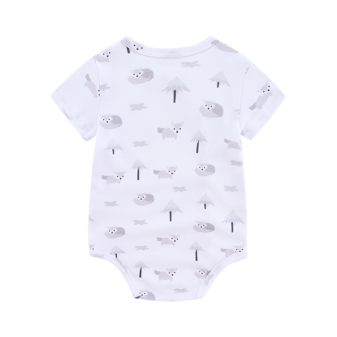 Organic Soft Kimono Bodysuit Arctic Fox