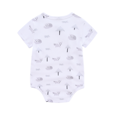 Organic Soft Kimono Bodysuit Arctic Fox