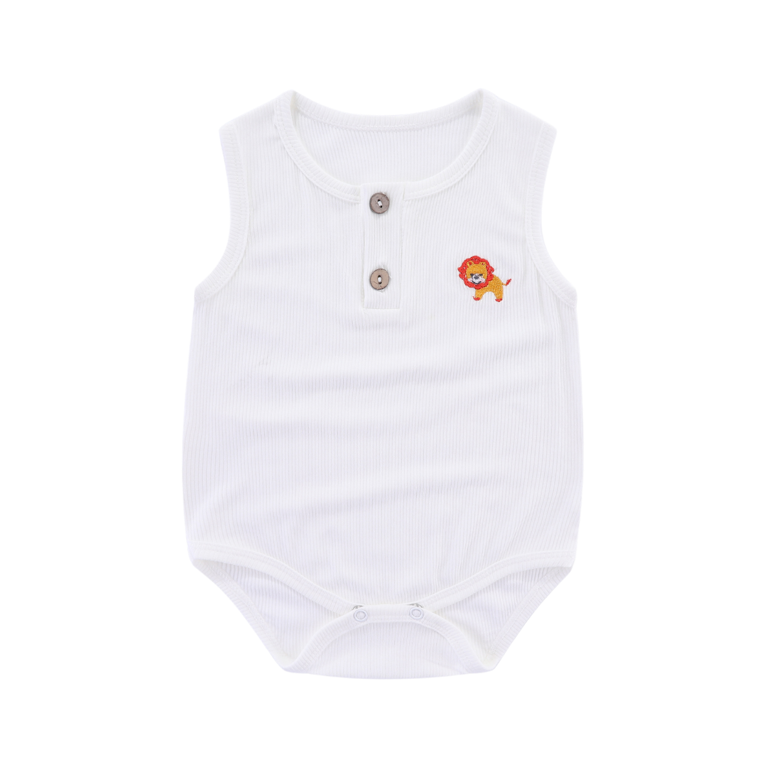 Ribbed Cotton Sleeveless Bodysuit Cub