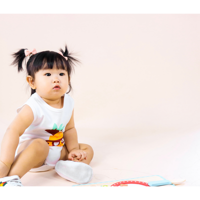 Nature Sleeveless Bodysuit Pineapple