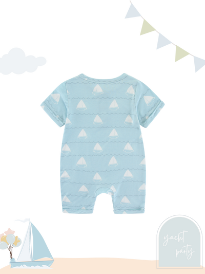 Organic Modal Playwear Romper Yacht