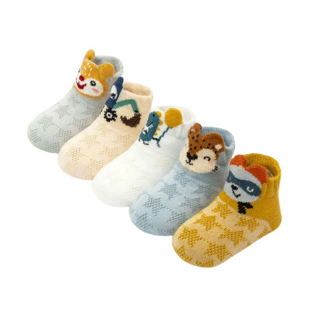 5-Pack Socks Pastel Soft Neutral