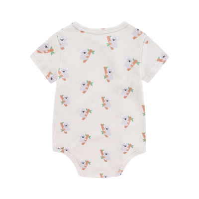 Organic Soft Kimono Bodysuit Koala