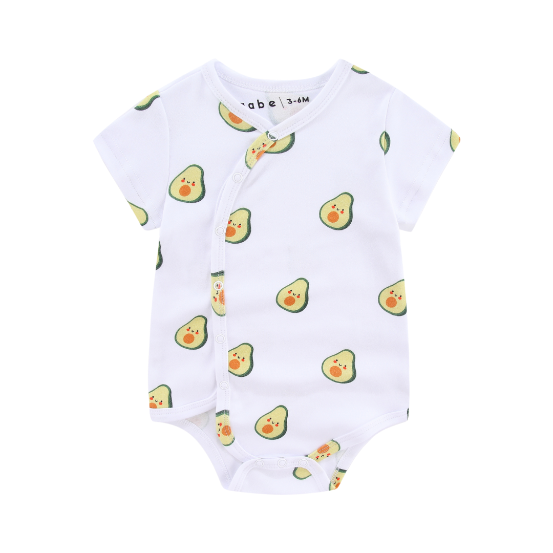 Organic Soft Kimono Bodysuit Avocado