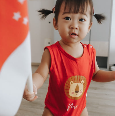 Family Twinning Sleeveless Baby Bodysuit