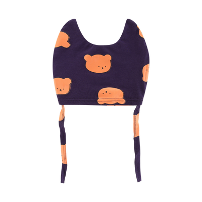 Cookie Bear Bodysuit with Beanie Violet