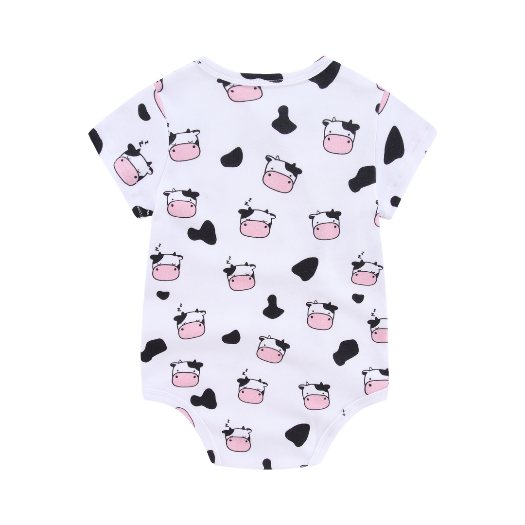 Organic Soft Kimono Bodysuit Moo Moo