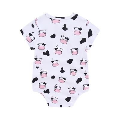 Organic Soft Kimono Bodysuit Moo Moo