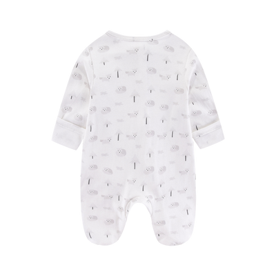 Soft Organic Cotton Sleepsuit Arctic Fox