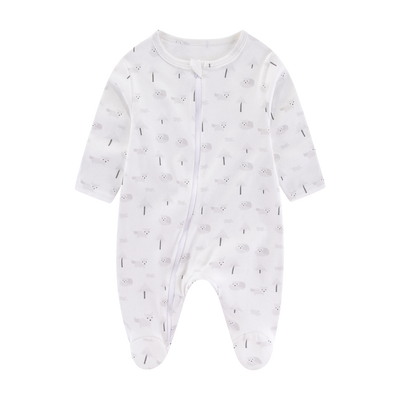 Soft Organic Cotton Sleepsuit Arctic Fox