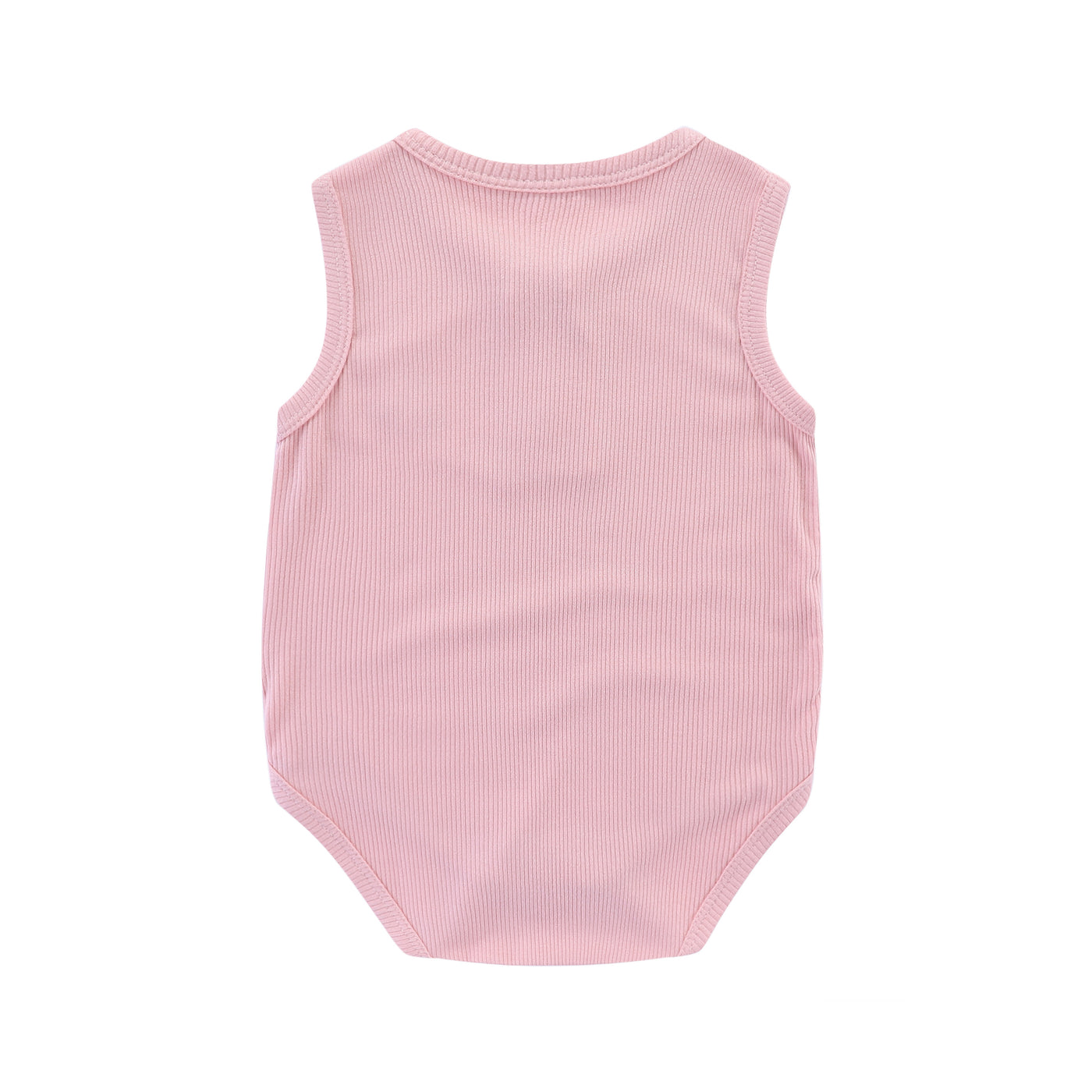 Ribbed Cotton Sleeveless Bodysuit Whale