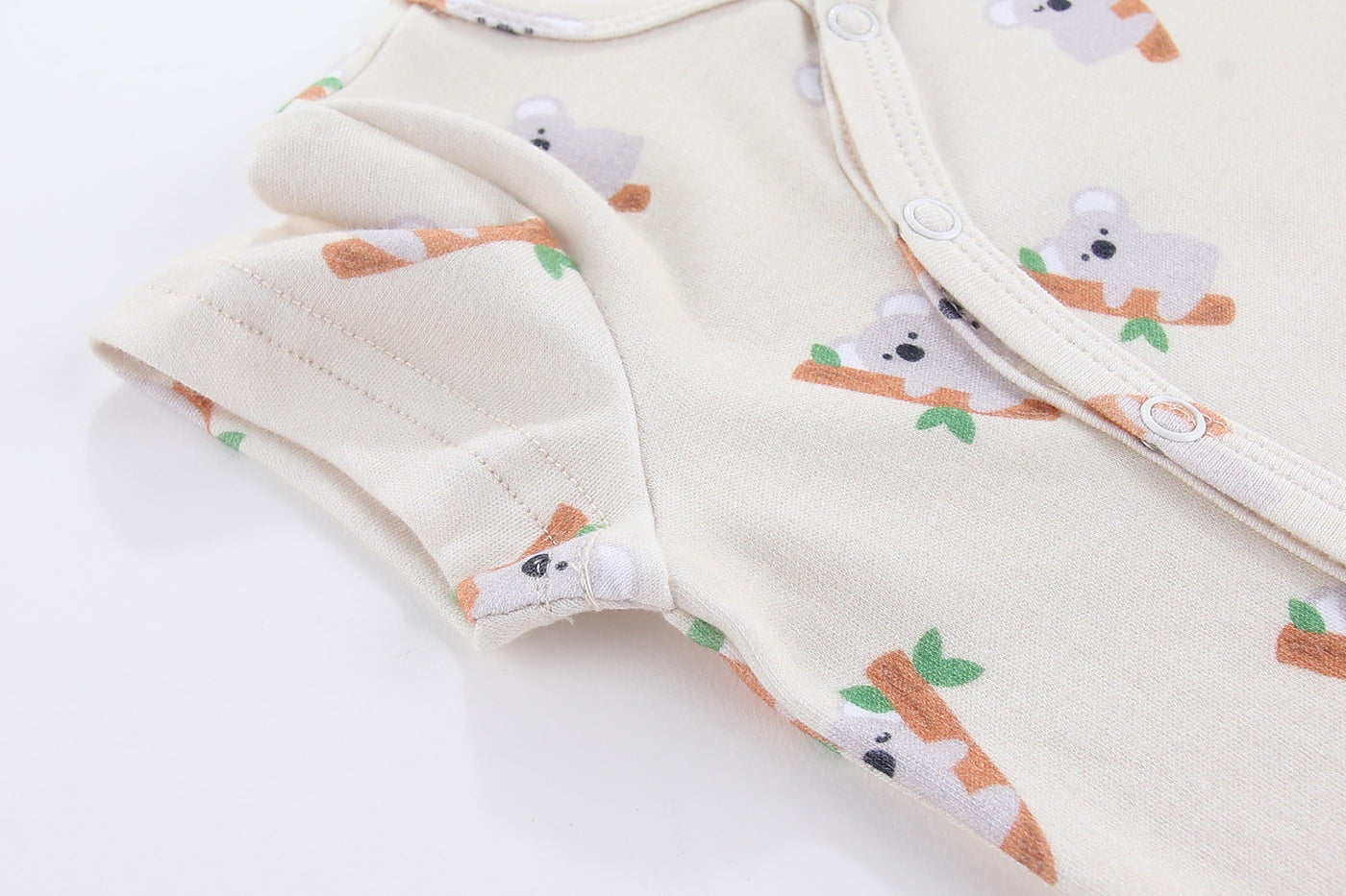 Organic Soft Kimono Bodysuit Koala