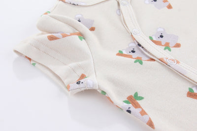 Organic Soft Kimono Bodysuit Koala