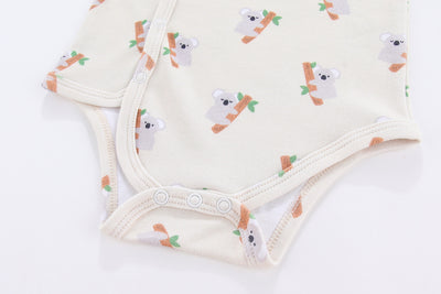 Organic Soft Kimono Bodysuit Koala