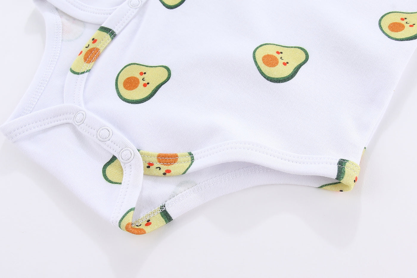 Organic Soft Kimono Bodysuit Avocado