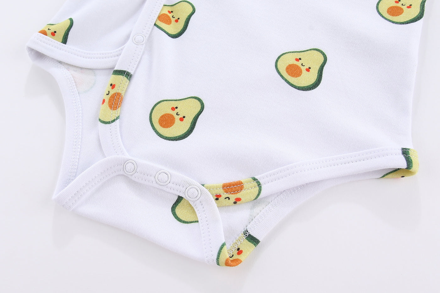 Organic Soft Kimono Bodysuit Avocado