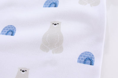 Organic Soft Kimono Bodysuit Polar Bear