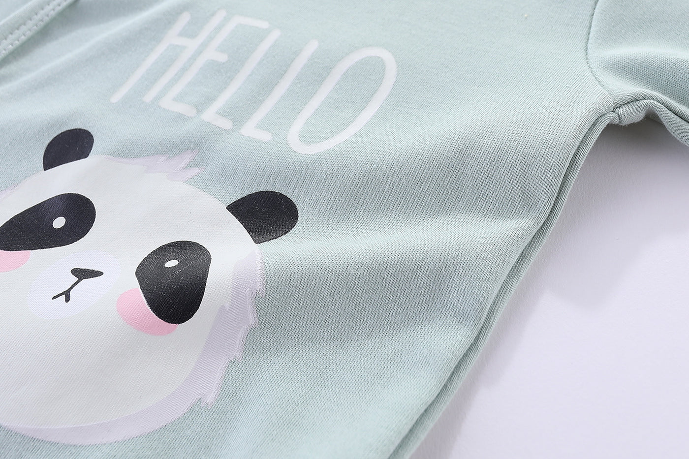 Organic Soft Kimono Bodysuit Panda