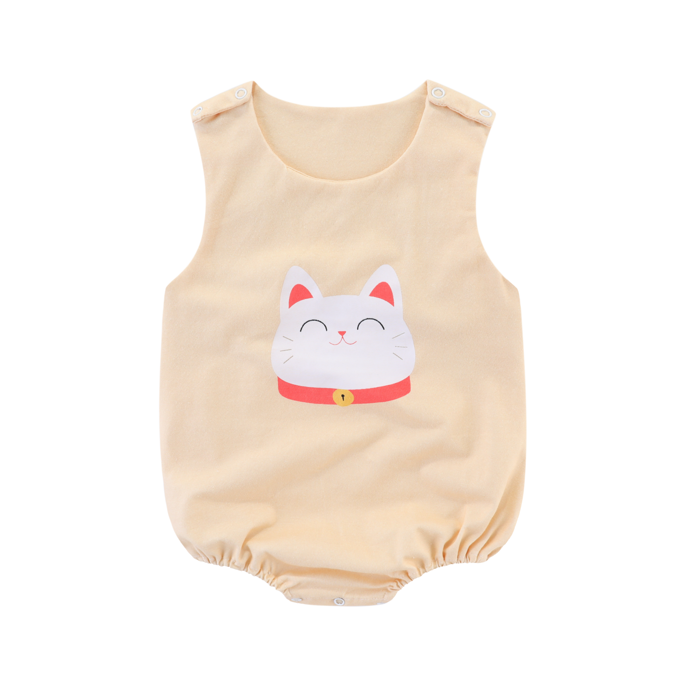 Fortune Cat Baby Playsuit