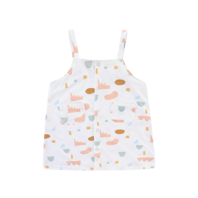 Geometric Confetti Girl Pocket Dress