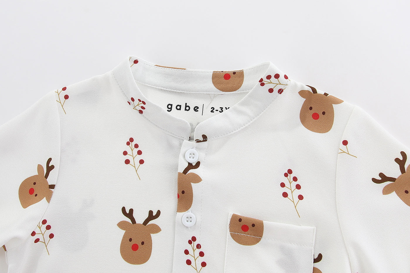 Christmas Reindeer Short Sleeved Shirt