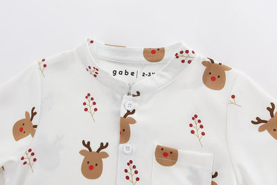Christmas Reindeer Short Sleeved Shirt