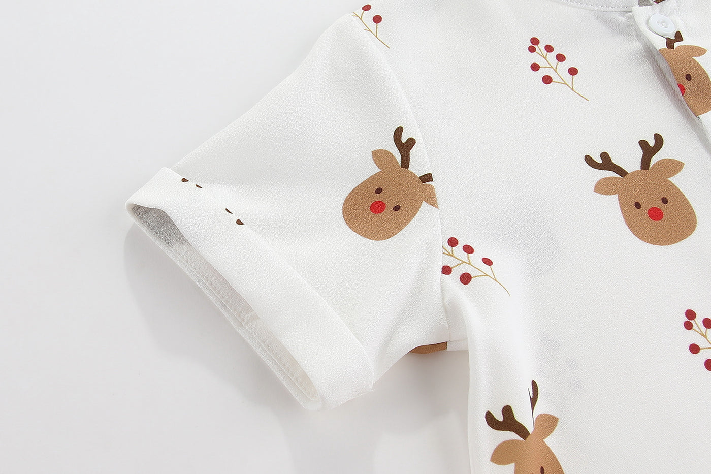 Christmas Reindeer Short Sleeved Shirt