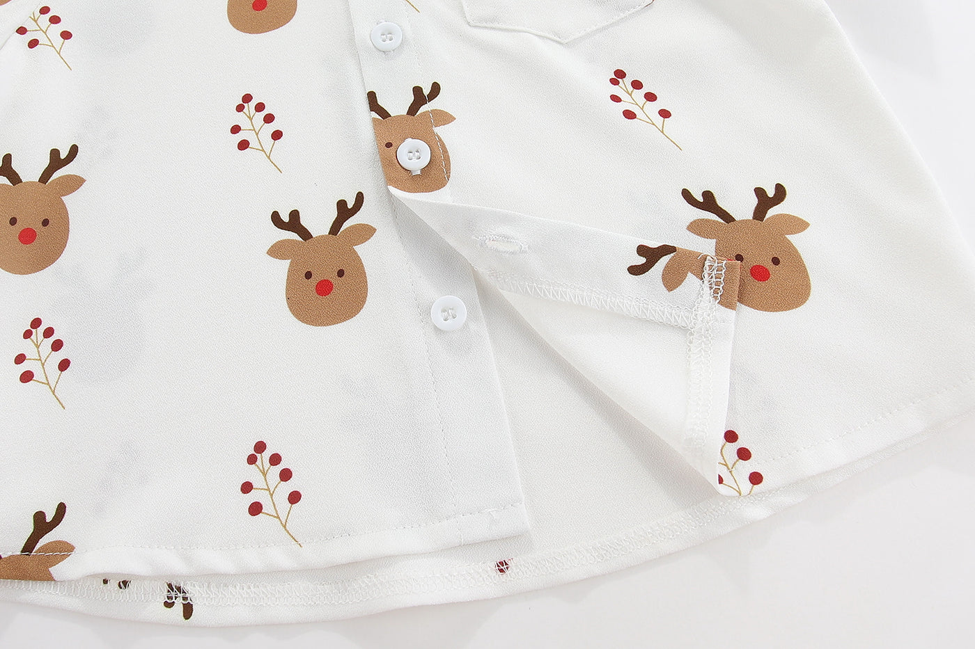 Christmas Reindeer Short Sleeved Shirt