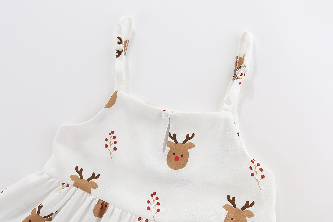 Christmas Reindeer Tiered Dress