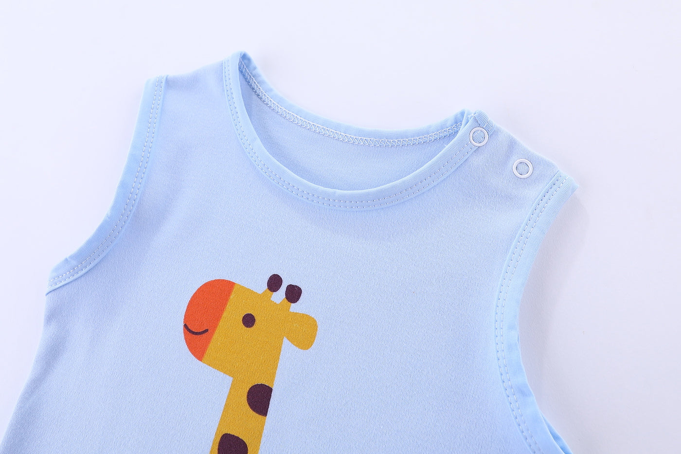 Nature Sleeveless Bodysuit Giraffe