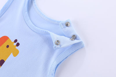 Nature Sleeveless Bodysuit Giraffe
