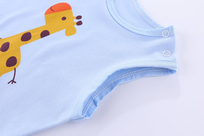 Nature Sleeveless Bodysuit Giraffe