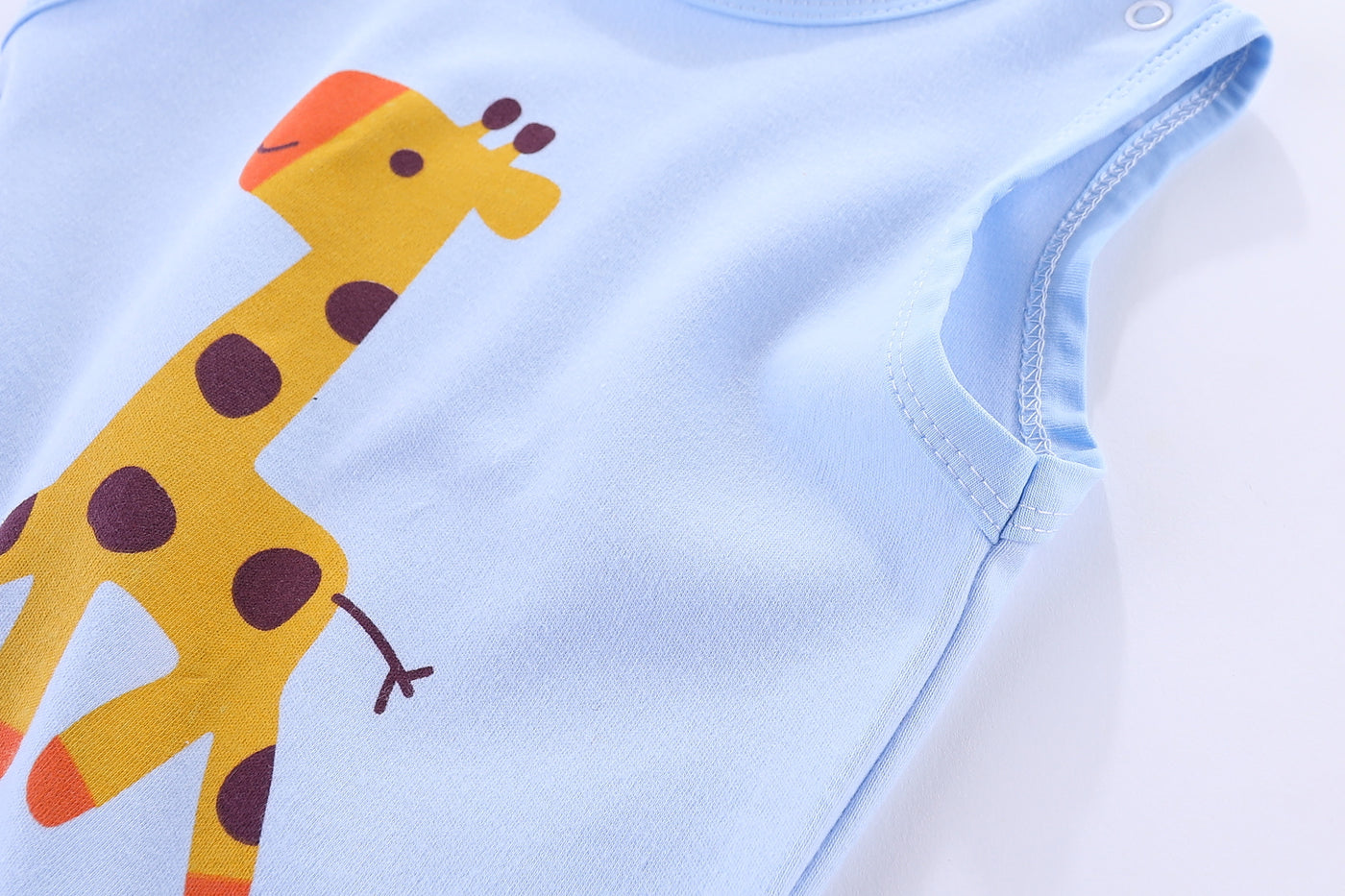 Nature Sleeveless Bodysuit Giraffe