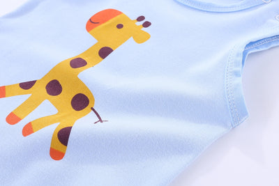Nature Sleeveless Bodysuit Giraffe
